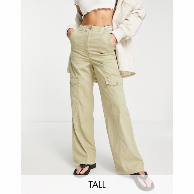 トップショップ Topshop Tall レディース カーゴパンツ ボトムス・パンツ Co-Ord High Waisted Cargo Trouser With Utility Pockets In S