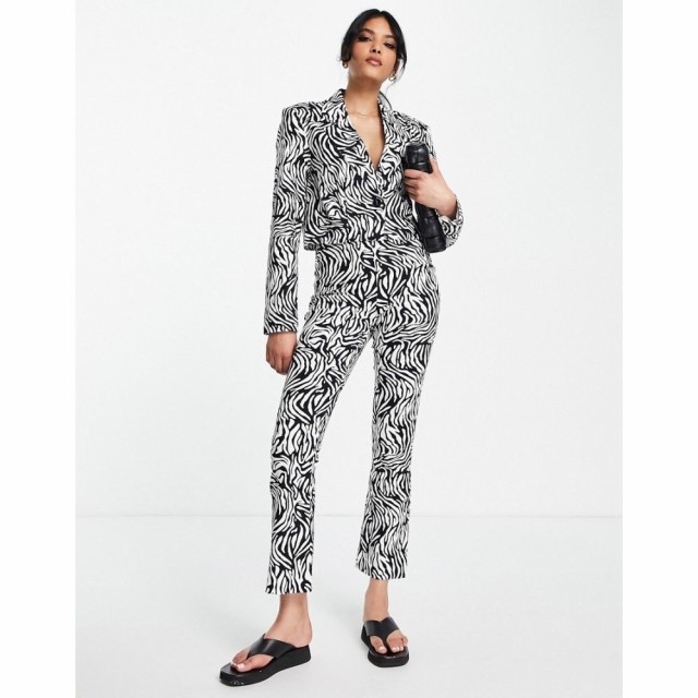 トップショップ Topshop レディース ボトムス・パンツ Tailored Co Ord Stretchy Trouser In Zebra Print