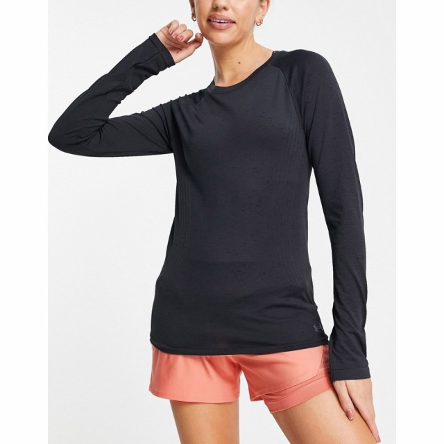 アンダーアーマー Under Armour レディース ランニング・ウォーキング トップス Seamless Running Long Sleeve Top In Black ブラック