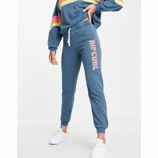 リップカール Ripcurl レディース スウェット・ジャージ ボトムス・パンツ Rip Curl Wave Shapers Co-Ord Tracksuit Bottoms In Blue ブ