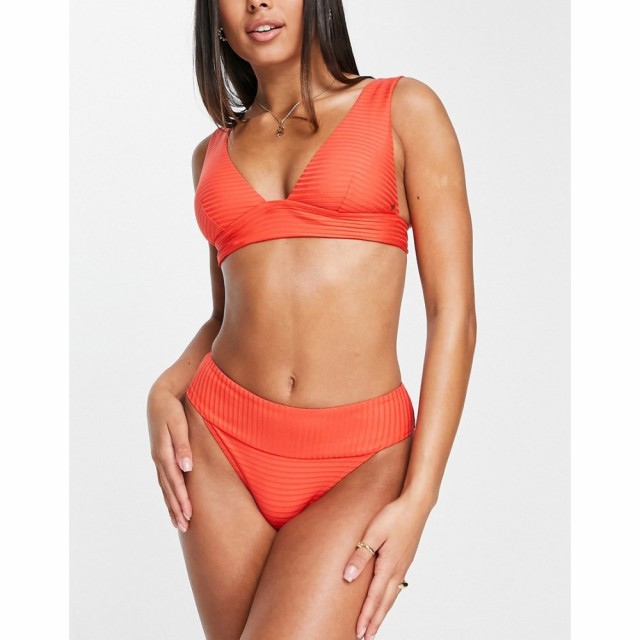 リップカール Ripcurl レディース ボトムのみ 水着・ビーチウェア Rip Curl High Waist Rib Bikini Bottom In Red レッド