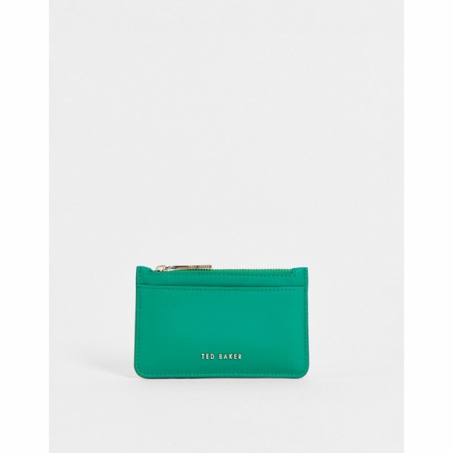 テッドベーカー Ted Baker レディース カードケース・名刺入れ カードホルダー Garcia Zip Card Holder Purse In Emerald Green エメラル