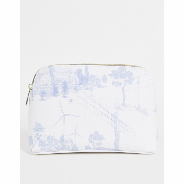 テッドベーカー Ted Baker レディース ポーチ 化粧ポーチ Kailey Romantic Make Up Bag In White ホワイト