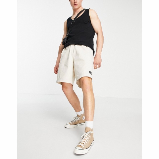 オベイ Obey メンズ ショートパンツ ボトムス・パンツ Easy Twill Shorts In Beige ホワイト