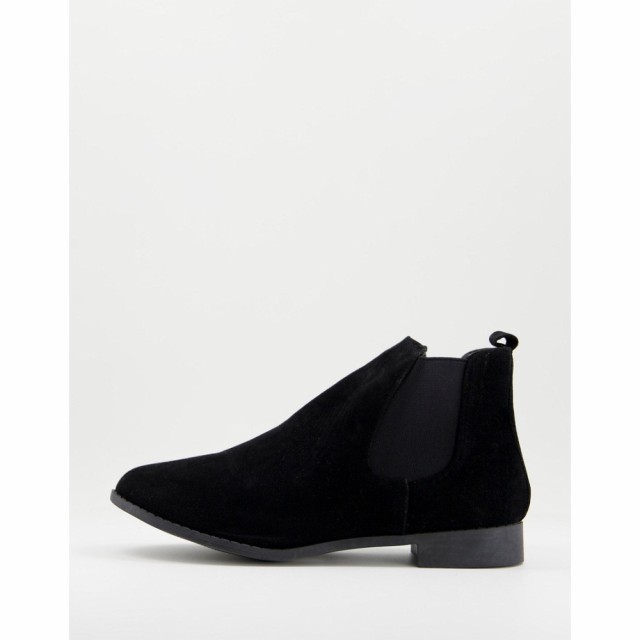 ブレイブソウル Brave Soul メンズ ブーツ チェルシーブーツ シューズ・靴 Faux Suede Chelsea Boots In Black ブラック