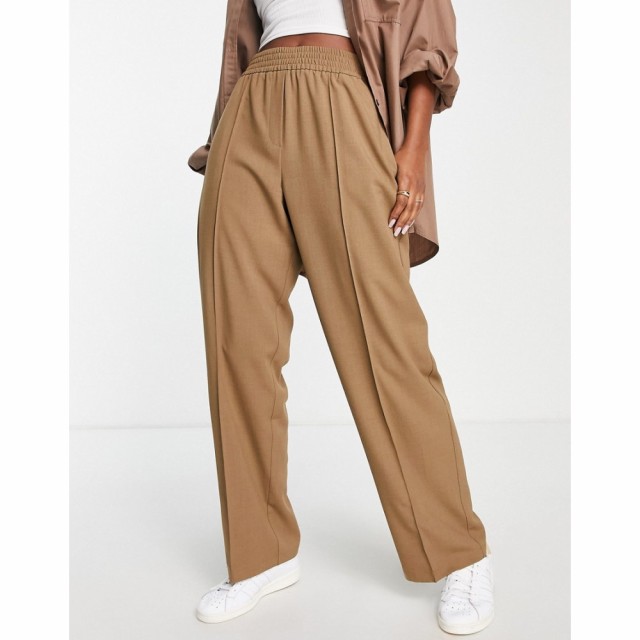 トップショップ Topshop レディース ジョガーパンツ ボトムス・パンツ Tailored Elasticated Waist Jogger In Camel キャメル