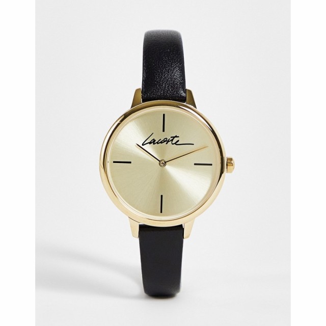 ラコステ Lacoste レディース 腕時計 Signature Watch In Black And Gold マルチカラー