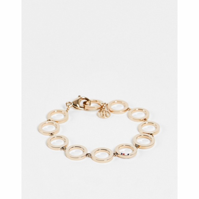 トミー ヒルフィガー Tommy Hilfiger レディース ブレスレット ジュエリー・アクセサリー Open Circle Bracelet In Rose Gold ゴールド