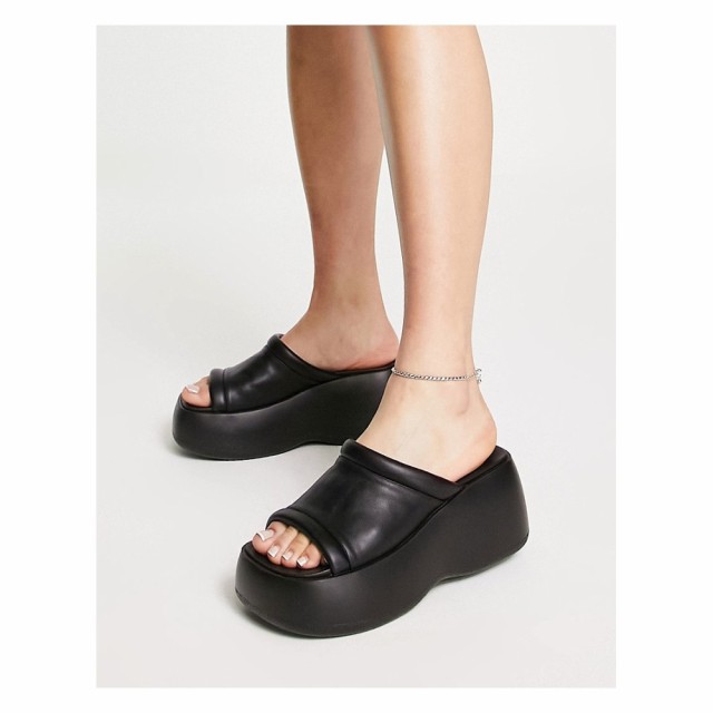 デイジーストリート Daisy Street レディース サンダル・ミュール シューズ・靴 Exclusive Chunky Sole Sandals In Black ブラック