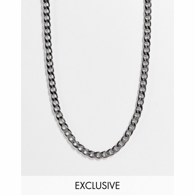 ロストソウルス LOST SOULS メンズ ネックレス ジュエリー・アクセサリー Lost Souls Stainless Steel 9Mm Curb Neck Chain In Silver シ