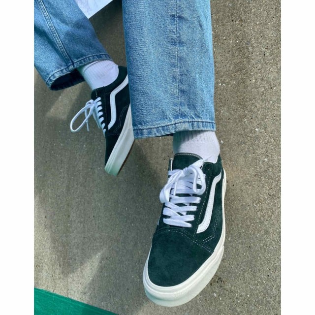 ヴァンズ Vans メンズ スニーカー シューズ・靴 Old Skool Suede Trainers In Green