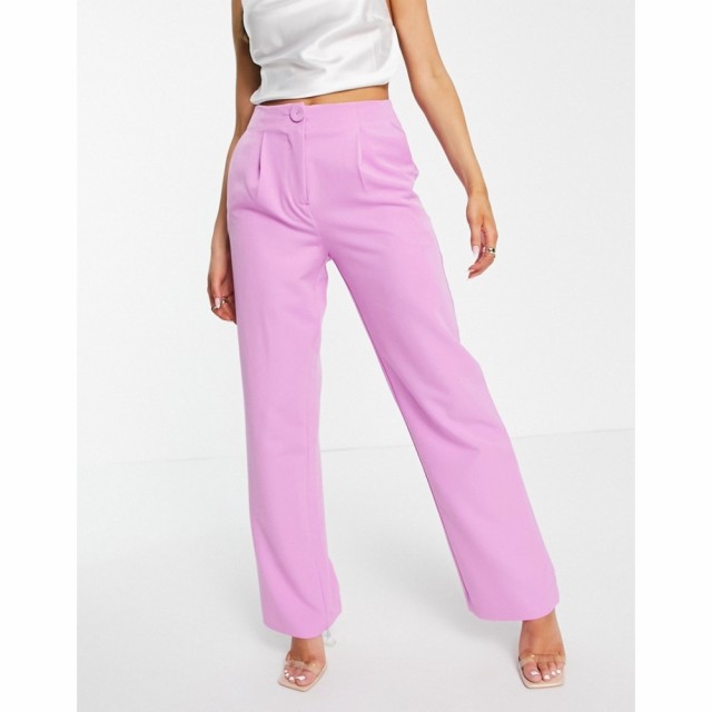 ワイ エー エス Y.A.S レディース ボトムス・パンツ High Waisted Tailored Trousers Co-Ord In Lilac ライラック