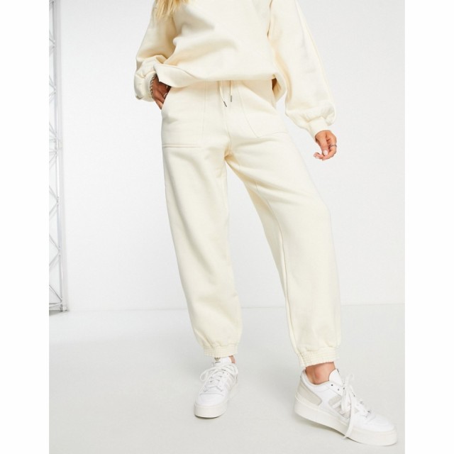 カメオ C/meo Collective レディース ジョガーパンツ ボトムス・パンツ C/Meo Overboard Lounge Co-Ord Joggers In Cream クリーム