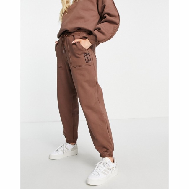 カメオ C/meo Collective レディース ジョガーパンツ ボトムス・パンツ C/Meo Overboard Lounge Co-Ord Joggers In Chocolate チョコレー