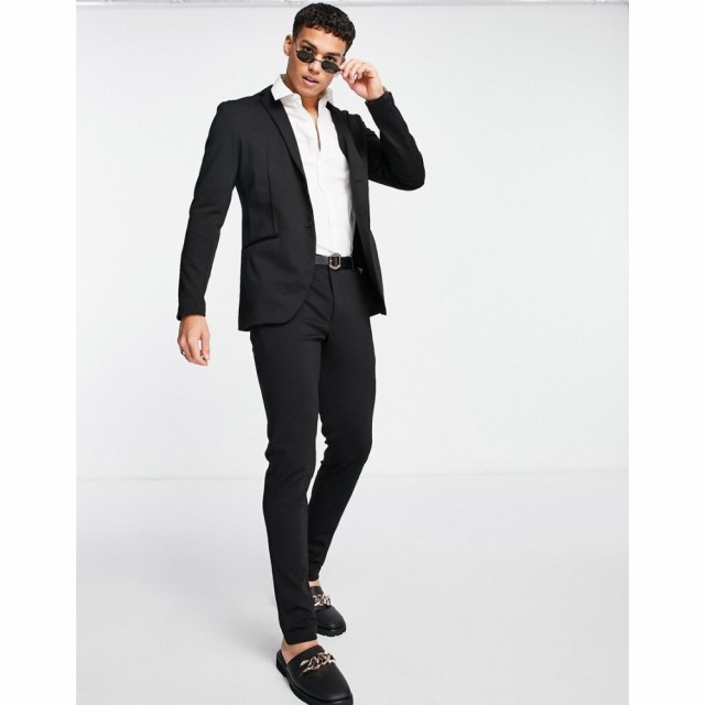 ジャック アンド ジョーンズ Jack and Jones メンズ スーツ・ジャケット スリム アウター Premium Jersey Suit Jacket With Slim Trouser