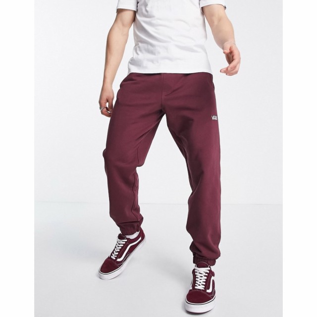 ヴァンズ Vans メンズ ジョガーパンツ ボトムス・パンツ Core Basic Fleece Joggers In Burgundy レッド