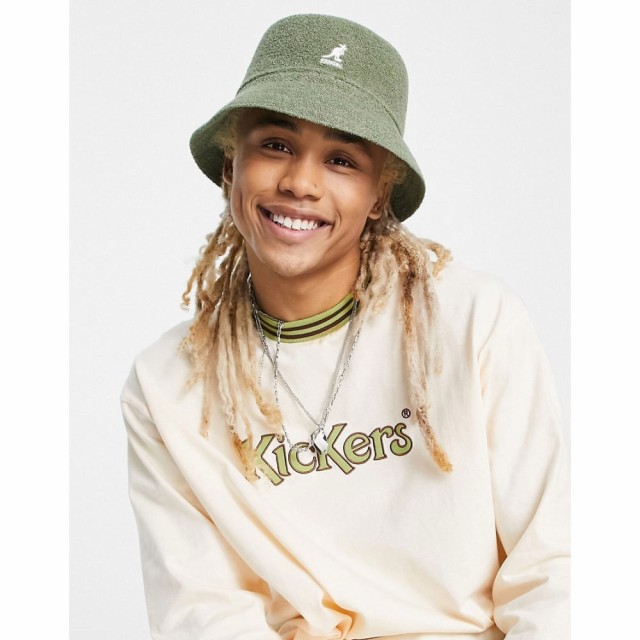 カンゴール Kangol メンズ ハット バケットハット 帽子 Bermuda Bucket Hat In Oil Green グリーン