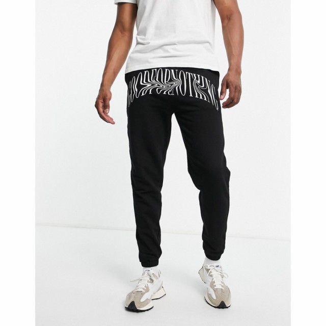 グッドフォーナッシング Good For Nothing メンズ ジョガーパンツ ボトムス・パンツ Co-Ord Jersey Joggers With Distorted Logo Print I