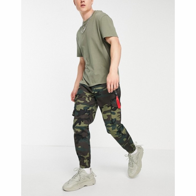 シックシルク SikSilk メンズ カーゴパンツ ボトムス・パンツ Siksilk Cargo Trousers In Camo マルチカラー