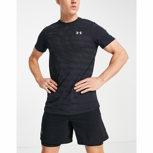 アンダーアーマー Under Armour メンズ フィットネス・トレーニング Tシャツ トップス Training Seamless T-Shirt In Black ブラック