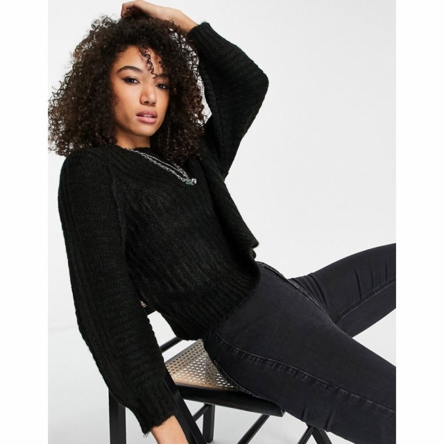 フリーピープル Free People レディース ニット・セーター トップス Carter Slouchy Knit Jumper In Black ブラック