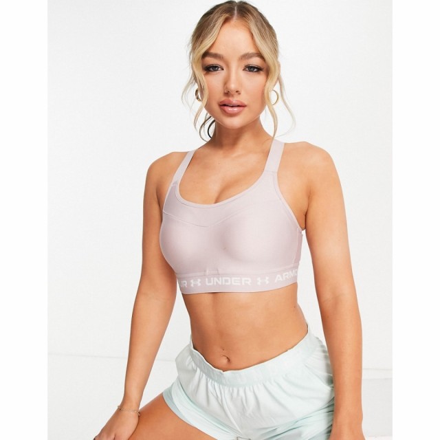 アンダーアーマー Under Armour レディース スポーツブラ インナー・下着 Training High Support Crossback Sports Bra In Light Pink ピ