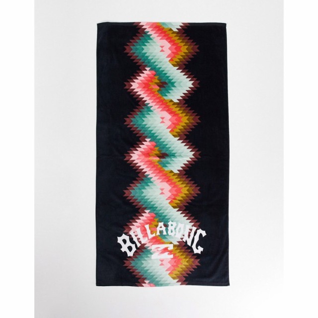 ビラボン Billabong ユニセックス タオル Waves Towel In Black ブラックマルチ