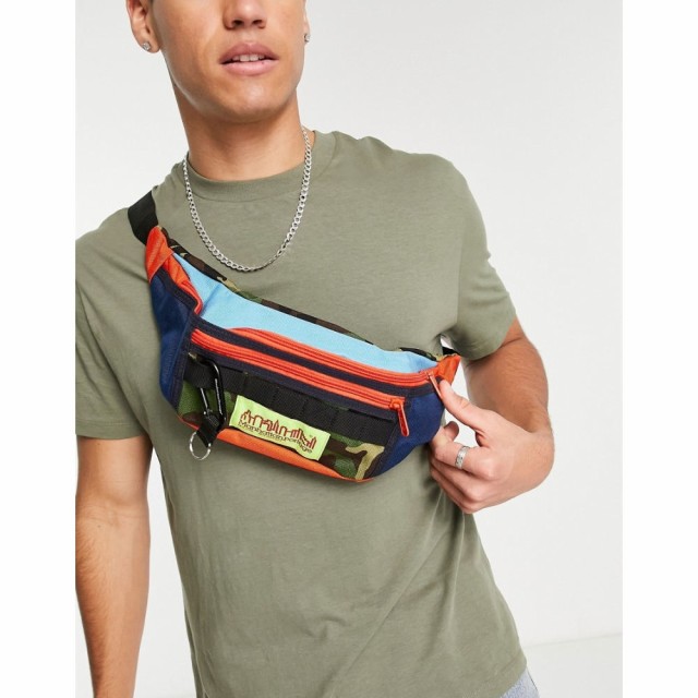 マンハッタンポーテージ Manhattan Portage メンズ ボディバッグ・ウエストポーチ バッグ Coney Island Bum Bag In Camouflage. Orange A