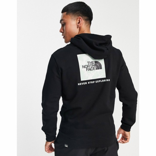 ザ ノースフェイス The North Face メンズ パーカー トップス Spiral Tie Dye Red Box Hoodie In Black Exclusive At Asos ブラック