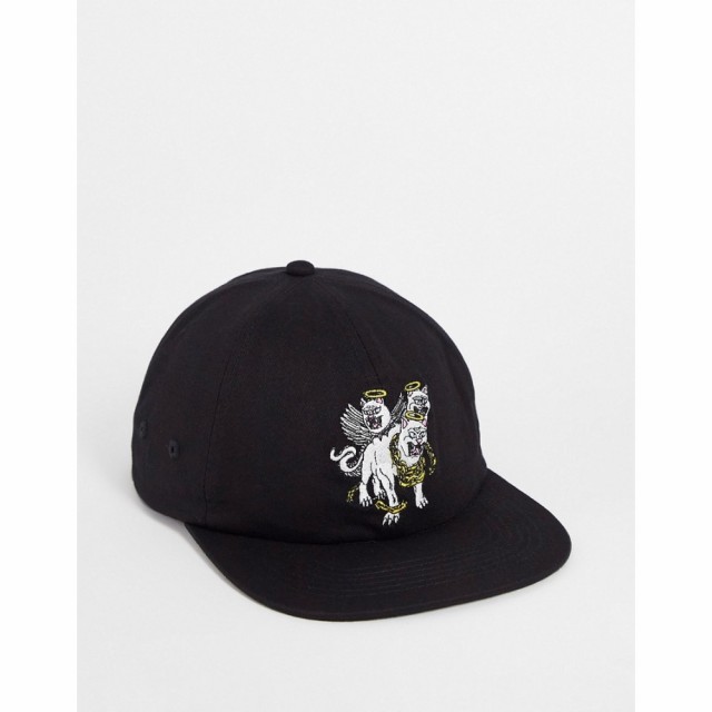 リップンディップ Rip N Dip メンズ キャップ 帽子 Ripndip 3 Heads 6 Panel Cap In Black ブラック