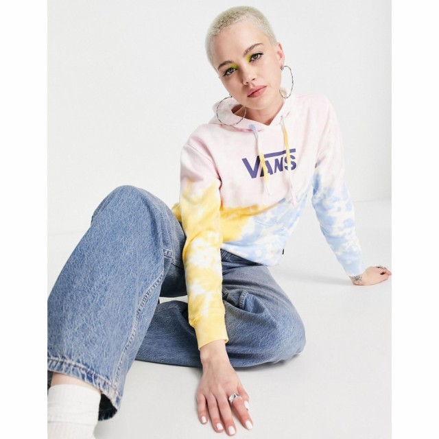 ヴァンズ Vans レディース パーカー トップス Tie-Dye Bff Hoodie In Pink ピンク