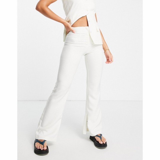 トップショップ Topshop レディース ボトムス・パンツ Flare Trouser In Ivory アイボリー