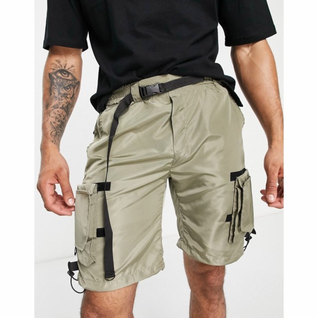 アメリカンスティッチ American Stitch メンズ ショートパンツ カーゴ ボトムス・パンツ Cargo Shorts In Stone ベージュ