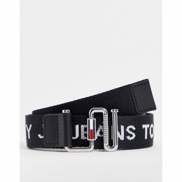 トミー ジーンズ Tommy Jeans レディース ベルト Webbing Belt In Black ブラック