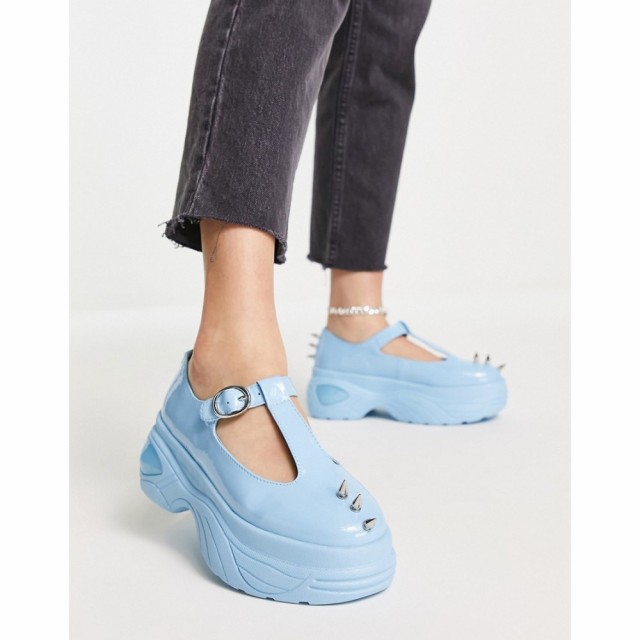 コイフットウェア Koi Footwear レディース シューズ・靴 Dear Chunky Shoes With Studs In Blue ブルー