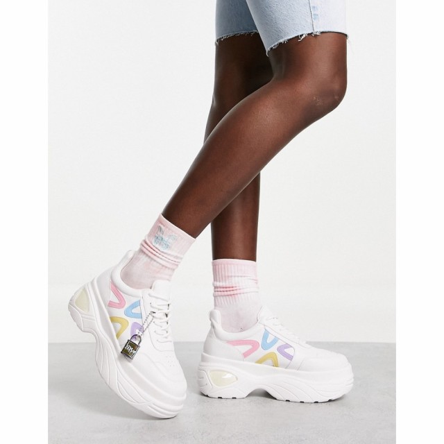 コイフットウェア Koi Footwear レディース スニーカー シューズ・靴 Peppy Chunky Trainers In White ホワイト