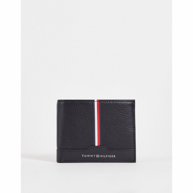 トミー ヒルフィガー Tommy Hilfiger メンズ 財布 Downtown Flag Wallet In Black ブラック