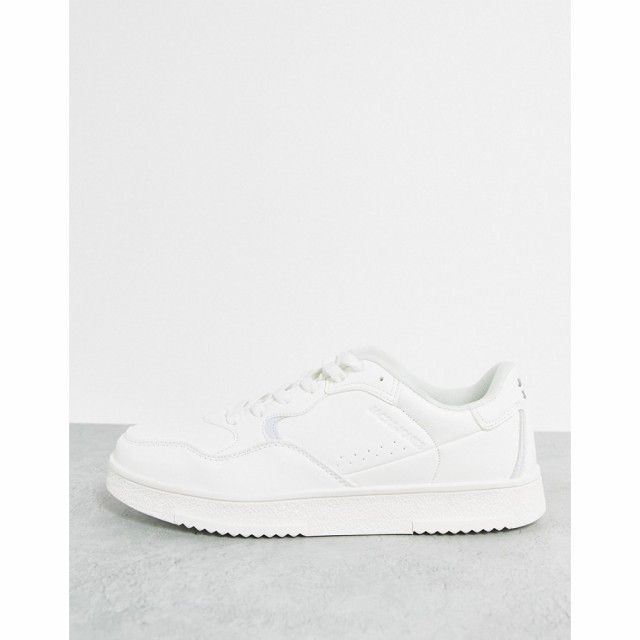 ジャック アンド ジョーンズ Jack and Jones メンズ スニーカー シューズ・靴 Chunky Trainers In White ホワイト