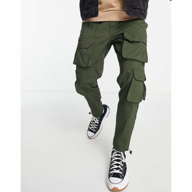 ジャック アンド ジョーンズ Jack and Jones メンズ カーゴパンツ ボトムス・パンツ Intelligence Wide Leg Technical Cargo Trousers In