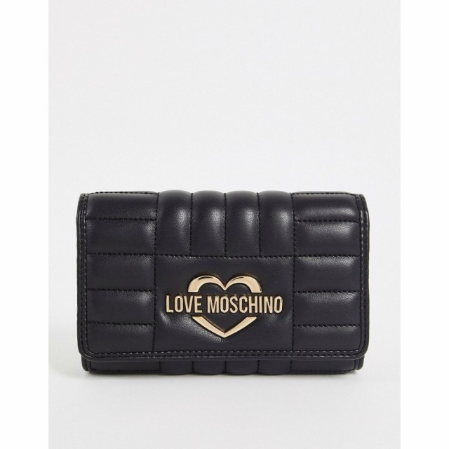 モスキーノ Love Moschino レディース 財布 Quilted Purse In Black ブラック