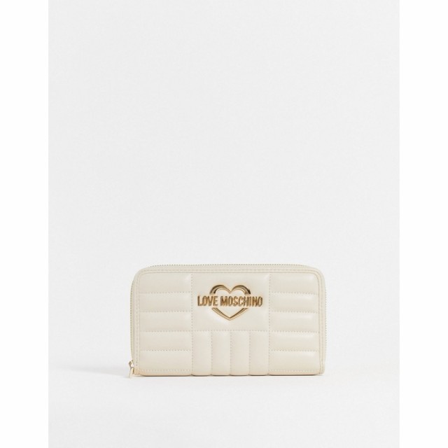 モスキーノ Love Moschino レディース 財布 Quilted Purse In Ivory アイボリー