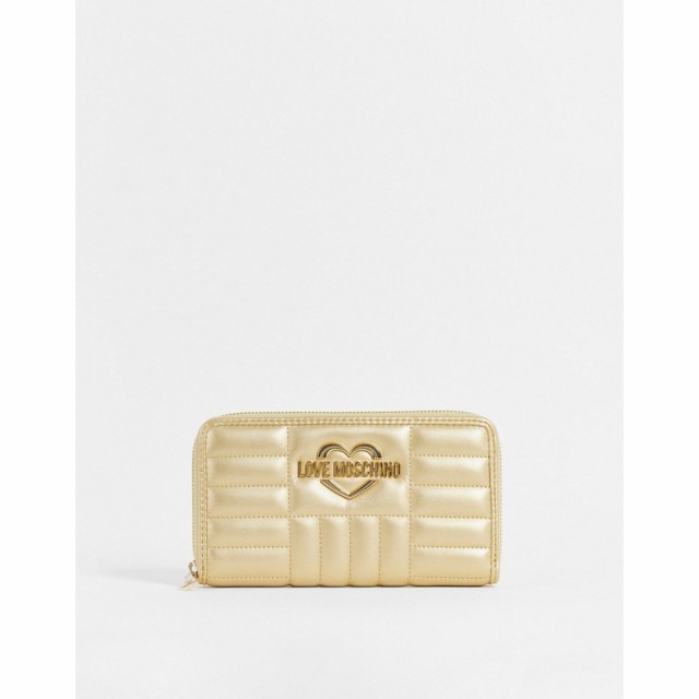 モスキーノ Love Moschino レディース 財布 Quilted Purse In Gold ゴールド