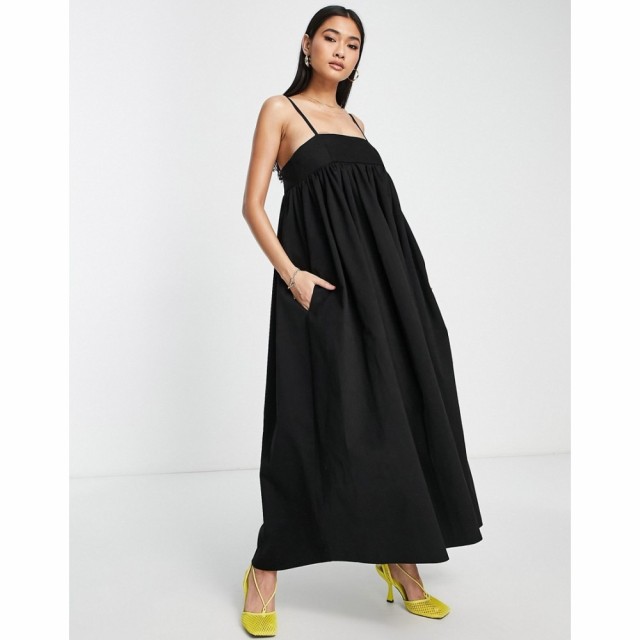 エイソス ASOS EDITION レディース ワンピース エンパイアドレス キャミワンピ ワンピース・ドレス Cotton Twill Empire Cami Maxi Dress