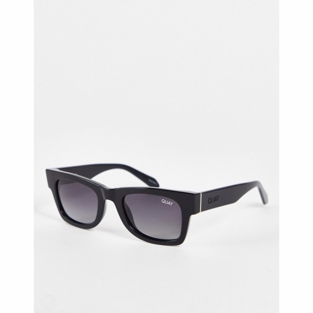 キー オーストラリア Quay Australia メンズ メガネ・サングラス スクエアフレーム Quay Makin Moves Square Sunglasses In Black ブラッ