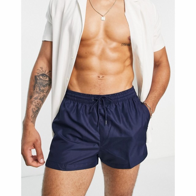 カルバンクライン Calvin Klein メンズ 海パン 水着・ビーチウェア Classic Swim Shorts In Navy ネイビー