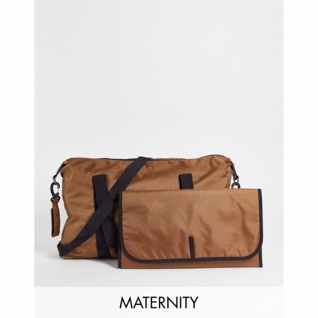 ママリシャス Mama.licious レディース バッグ マタニティウェア Mamalicious Maternity Changing Bag With Changing Mat In Brown