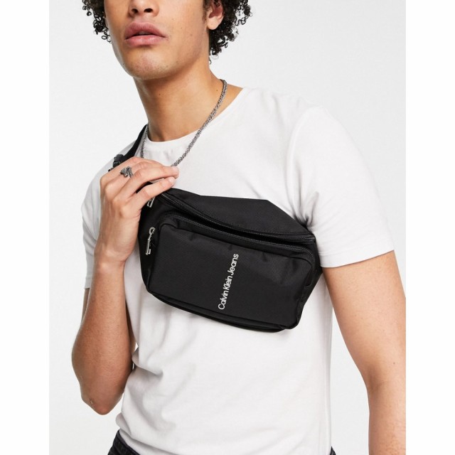 カルバンクライン Calvin Klein Jeans メンズ ボディバッグ・ウエストポーチ バッグ Sport Essentials Bumbag In Black ブラック