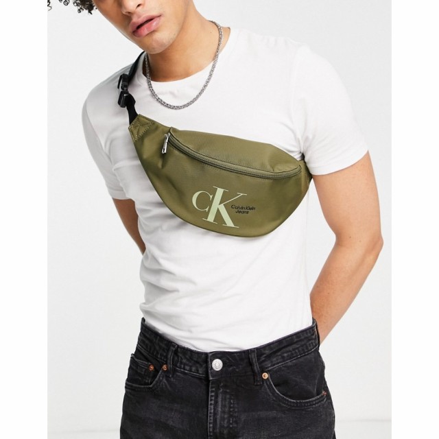 カルバンクライン Calvin Klein Jeans メンズ ボディバッグ・ウエストポーチ バッグ Sport Essentials Bumbag In Khaki カーキ