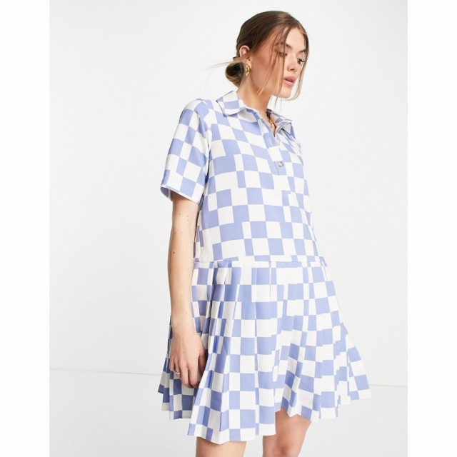 エンヴィ Envii レディース ワンピース プリーツスカート ポロ 半袖 ワンピース・ドレス Short Sleeve Polo Dress With Pleated Skirt In