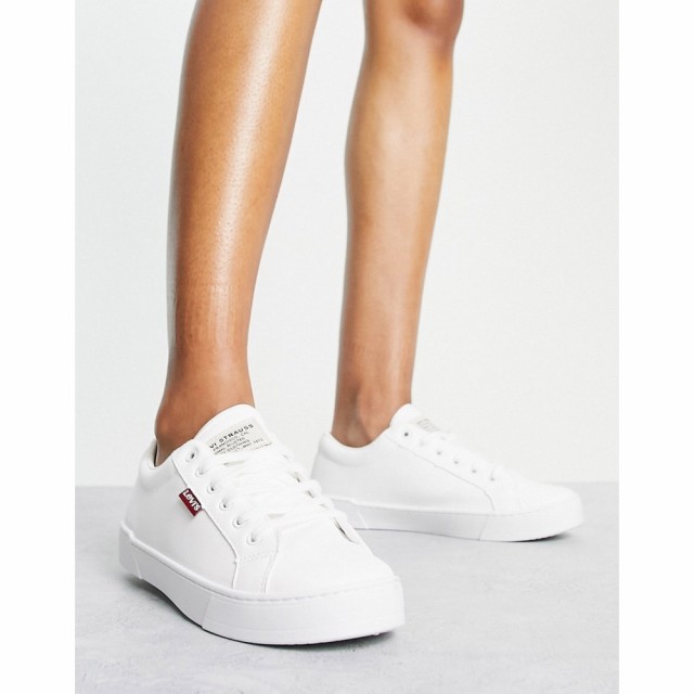 リーバイス Levis レディース スニーカー シューズ・靴 Recycled Pu Malibu Trainer In White